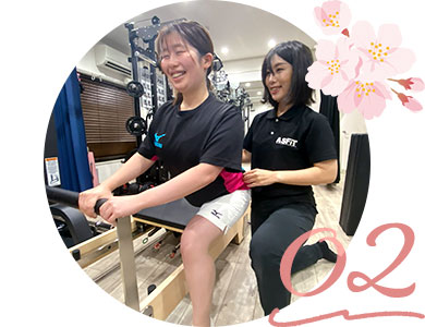 ピラティス×トレーニング